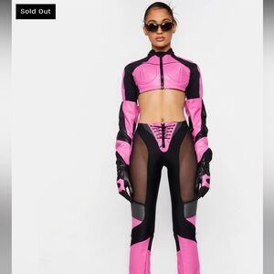 Pink moto cone top